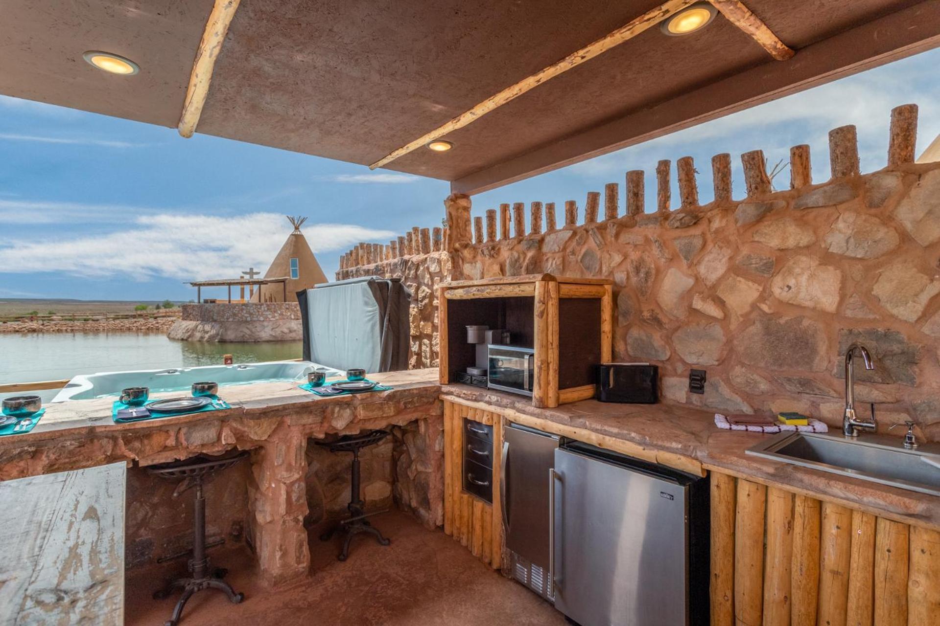 Zion White Bison Glamping & Rv Resort Virgin Eksteriør bilde